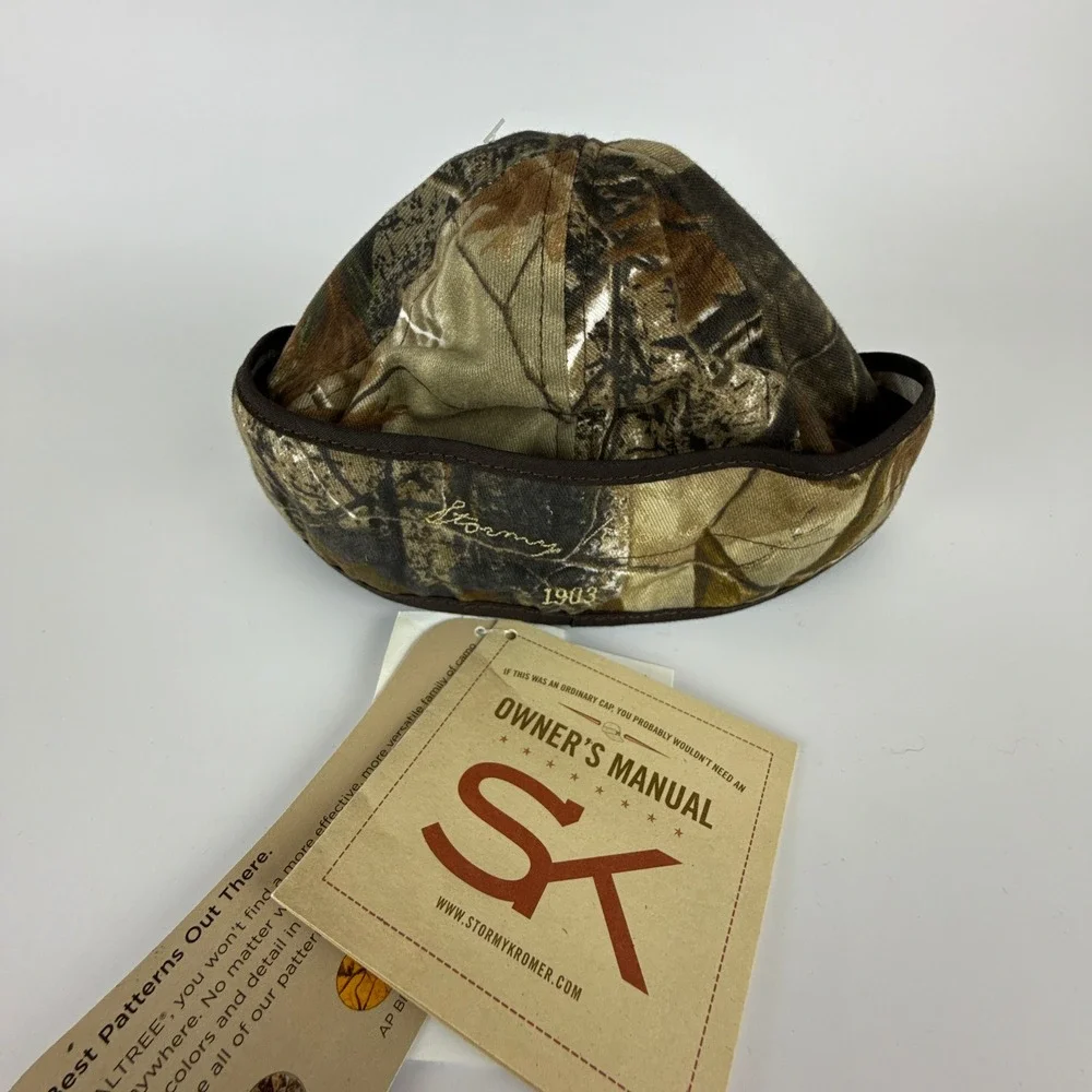 Stormy Kromer The‎ Field Cap Realtree AP Camo Mens Size 7 1/8 USA NWT